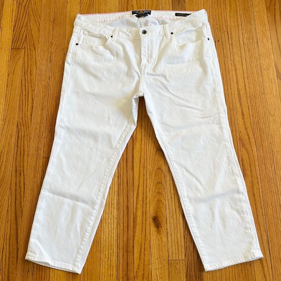 Lucky Brand Ginger Capris - White 18W - Picture 1 of 7